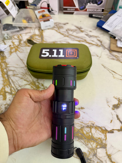 Imported USA 5.11 Long Range Torch – 5 Hours Backup High Power Flashlight