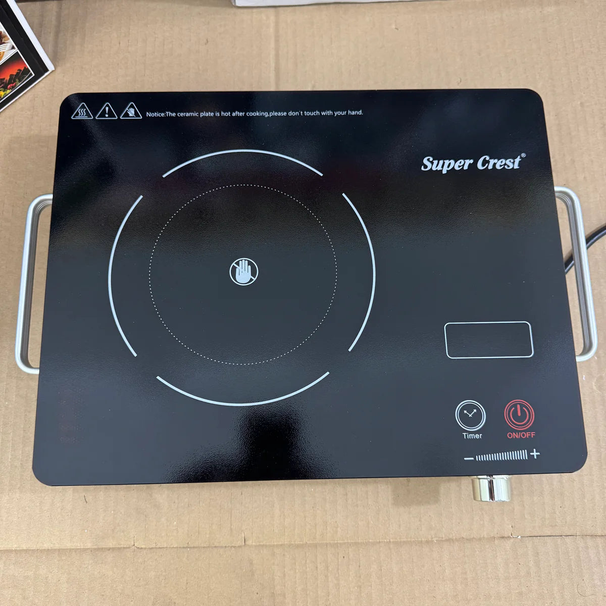 Super Crest 3500W High-Power Infrared Cooker SCT-9004 – Fast Heating Electric Infrared Cooktop with 6 Months Warranty
