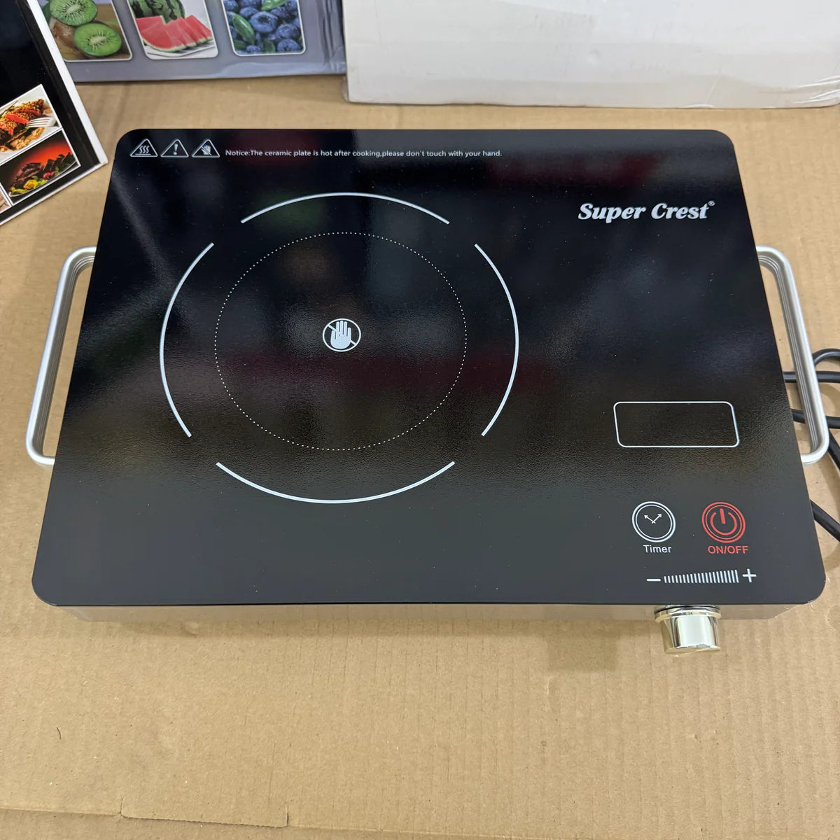 Super Crest 3500W High-Power Infrared Cooker SCT-9004 – Fast Heating Electric Infrared Cooktop with 6 Months Warranty