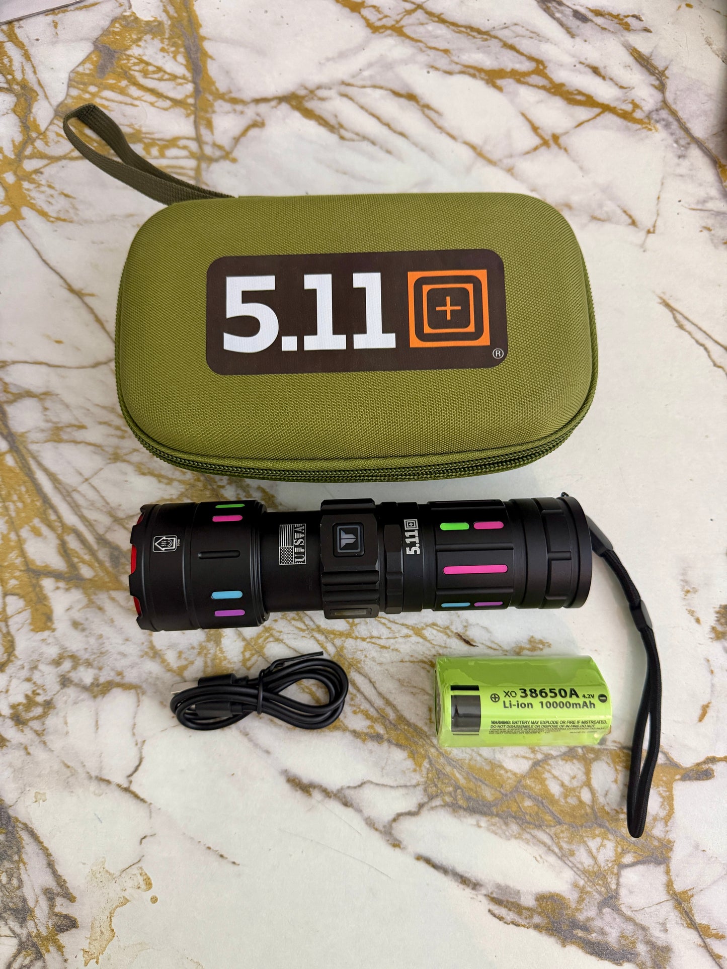 Imported USA 5.11 Long Range Torch – 5 Hours Backup High Power Flashlight