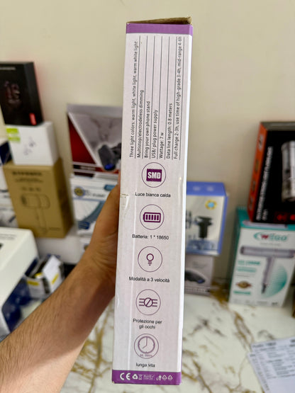 Multifunctional Reading Lamp C81 – Rechargeable LED Study Lamp (4–5 Hours Battery Backup)
