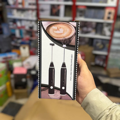 Rechargeable Milk Frother with Speed Control | AwamiImport.com