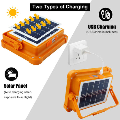 Rechargeable Solar LED Light – 300w/600W, 15000MAH,power bank & Waterproof 💡🔋