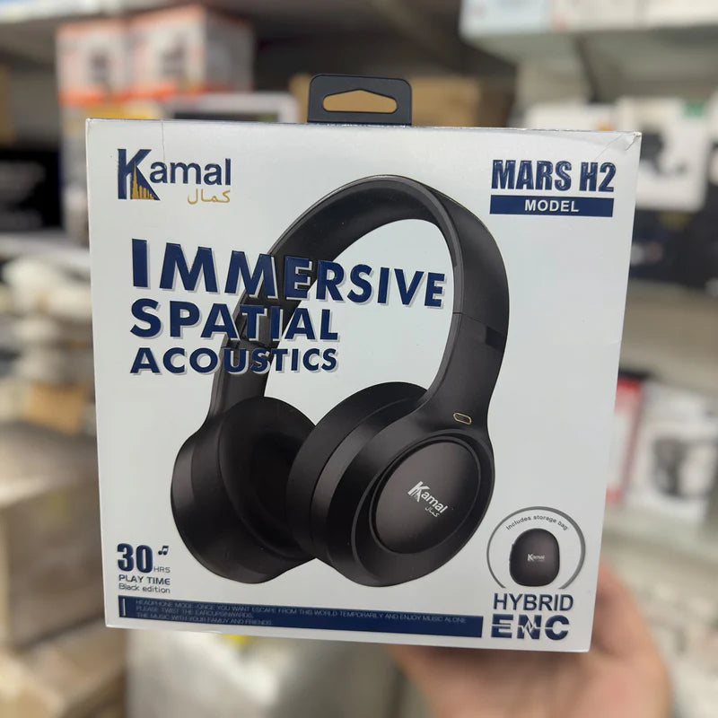 Kamal Mercury H2 Wireless Gaming Headphones – 30 Hour Playtime, ANC & Type-C Fast Charging