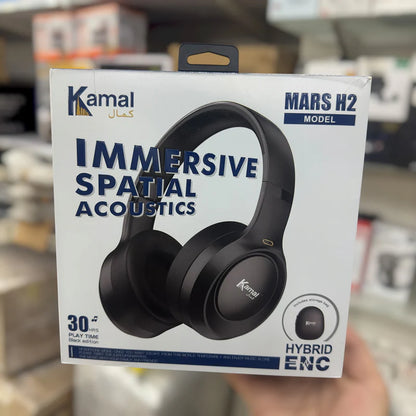 Kamal Mercury H2 Wireless Gaming Headphones – 30 Hour Playtime, ANC & Type-C Fast Charging