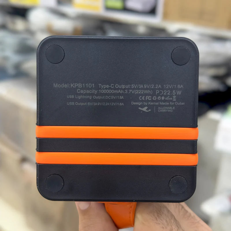 Kamal 100,000mAh Ghauri Power Bank KPB1101  Fast Charging Beast |