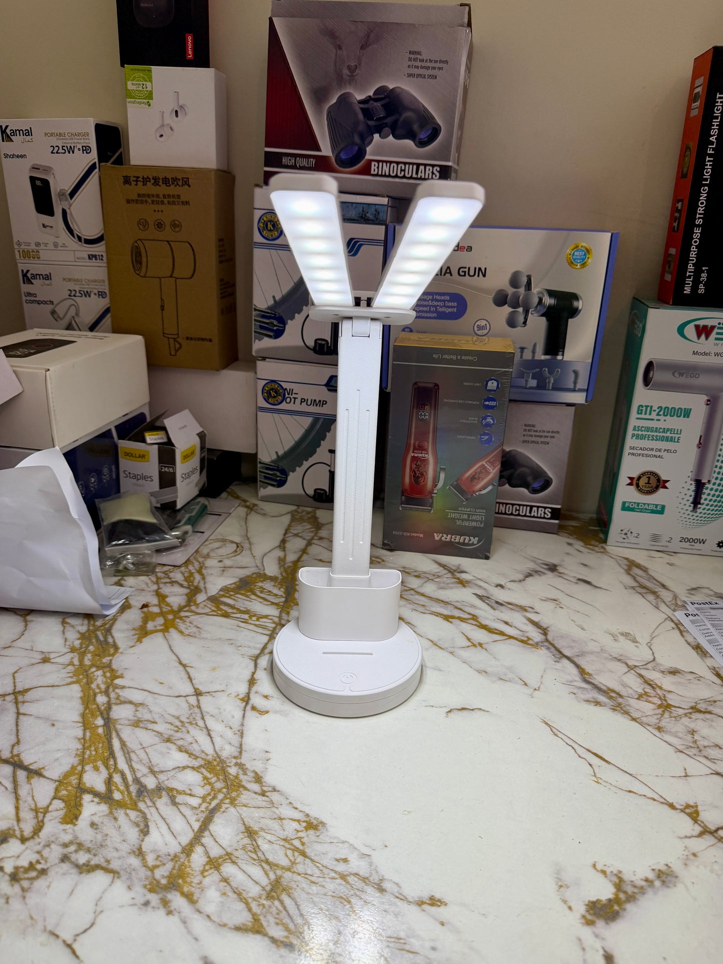 Multifunctional Reading Lamp C81 – Rechargeable LED Study Lamp (4–5 Hours Battery Backup)