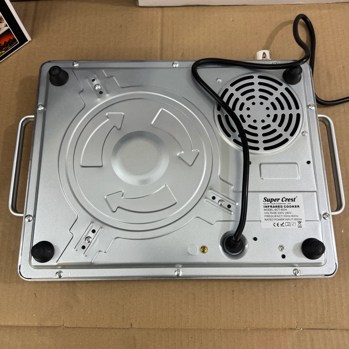 Super Crest 3500W High-Power Infrared Cooker SCT-9004 – Fast Heating Electric Infrared Cooktop with 6 Months Warranty