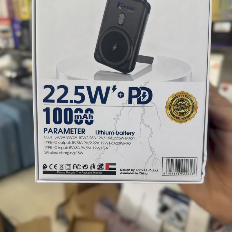 Kamal 10000mAh Wireless Power Bank KPB13 –  | AwamiImport.com