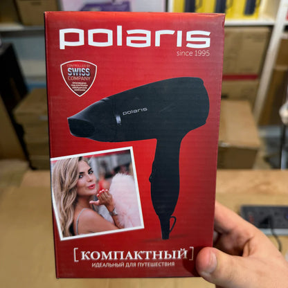 Polaris Switzerland Foldable Hair Dryer – Compact, Powerful & Travel-Friendly | AwamiImport.com