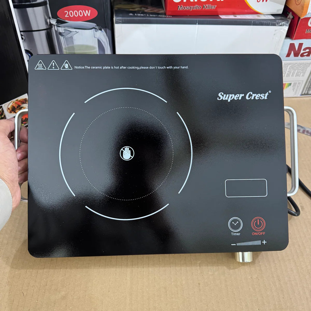Super Crest 3500W High-Power Infrared Cooker SCT-9004 – Fast Heating Electric Infrared Cooktop with 6 Months Warranty