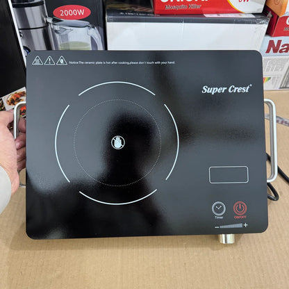 Super Crest 3500W High-Power Infrared Cooker SCT-9004 – Fast Heating Electric Infrared Cooktop with 6 Months Warranty