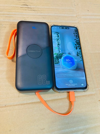 Kamal 30000mAh 68W PD Super Fast Charging Power Bank KPB037 | AwamiImport.com