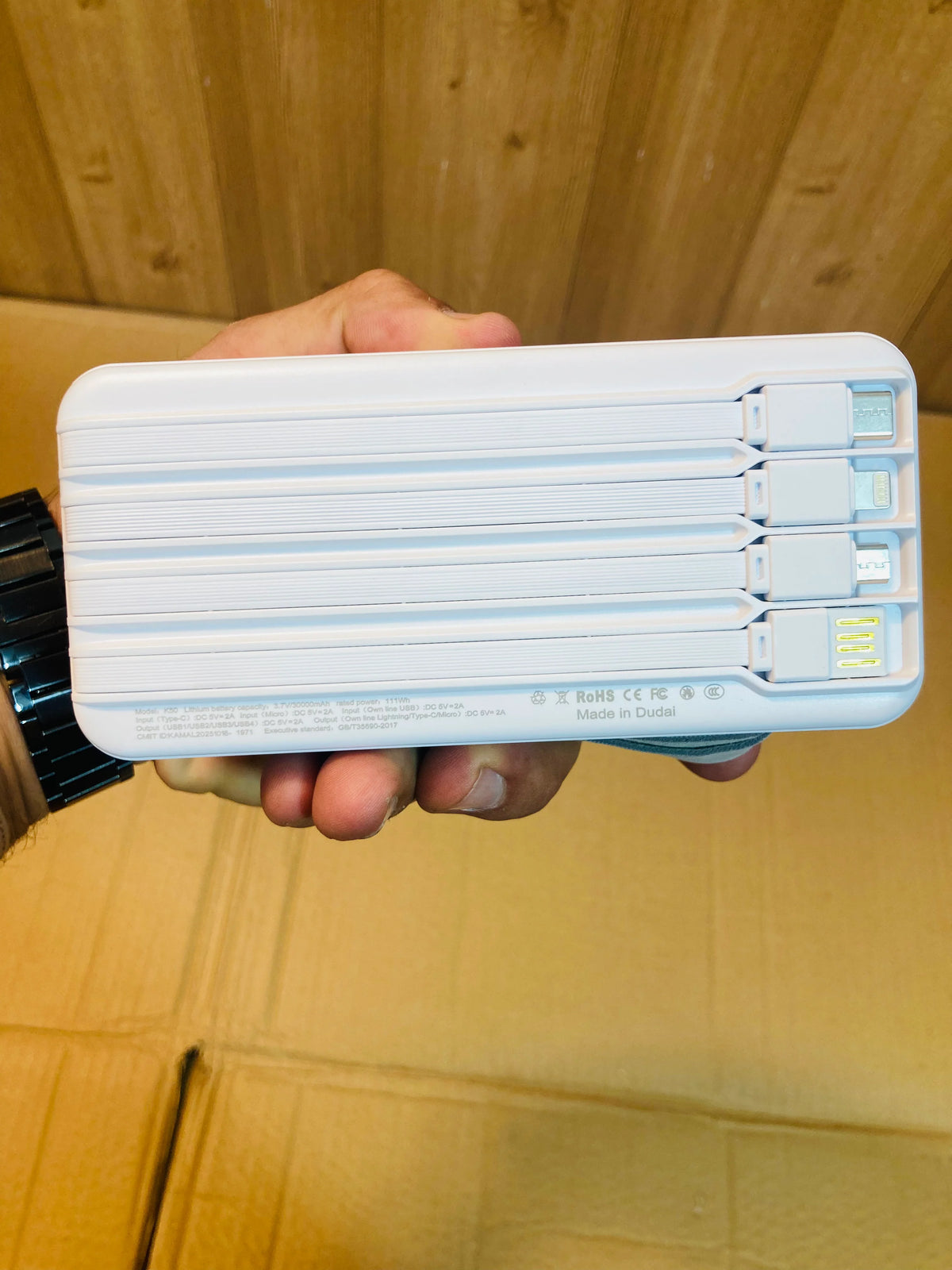 KAMAL K50 50000mAh Solar Energy Intelligent Portable Power Bank