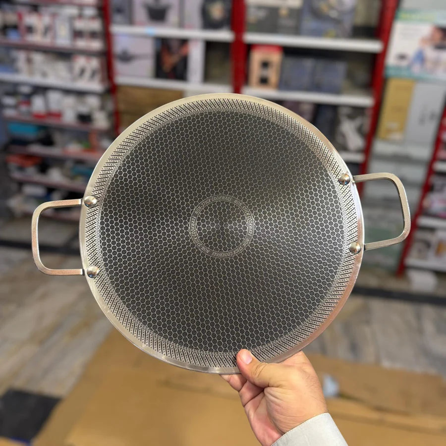 Laser Coated Honeycomb Tawa Premium Cookware | AwamiImport.com