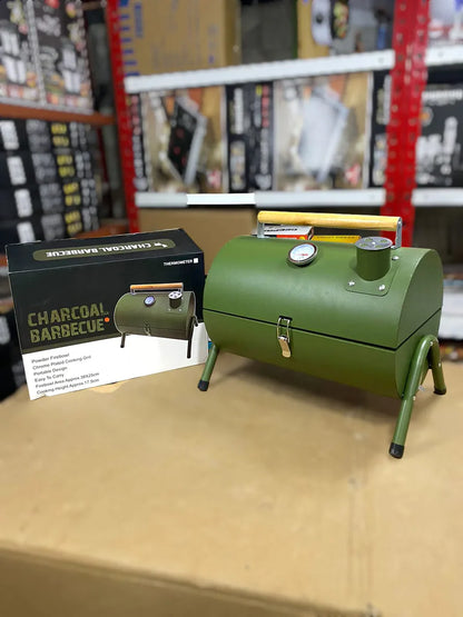 Charcoal BBQ Grill with Chimney – Portable & Smokeless Grilling | AwamiImport.com