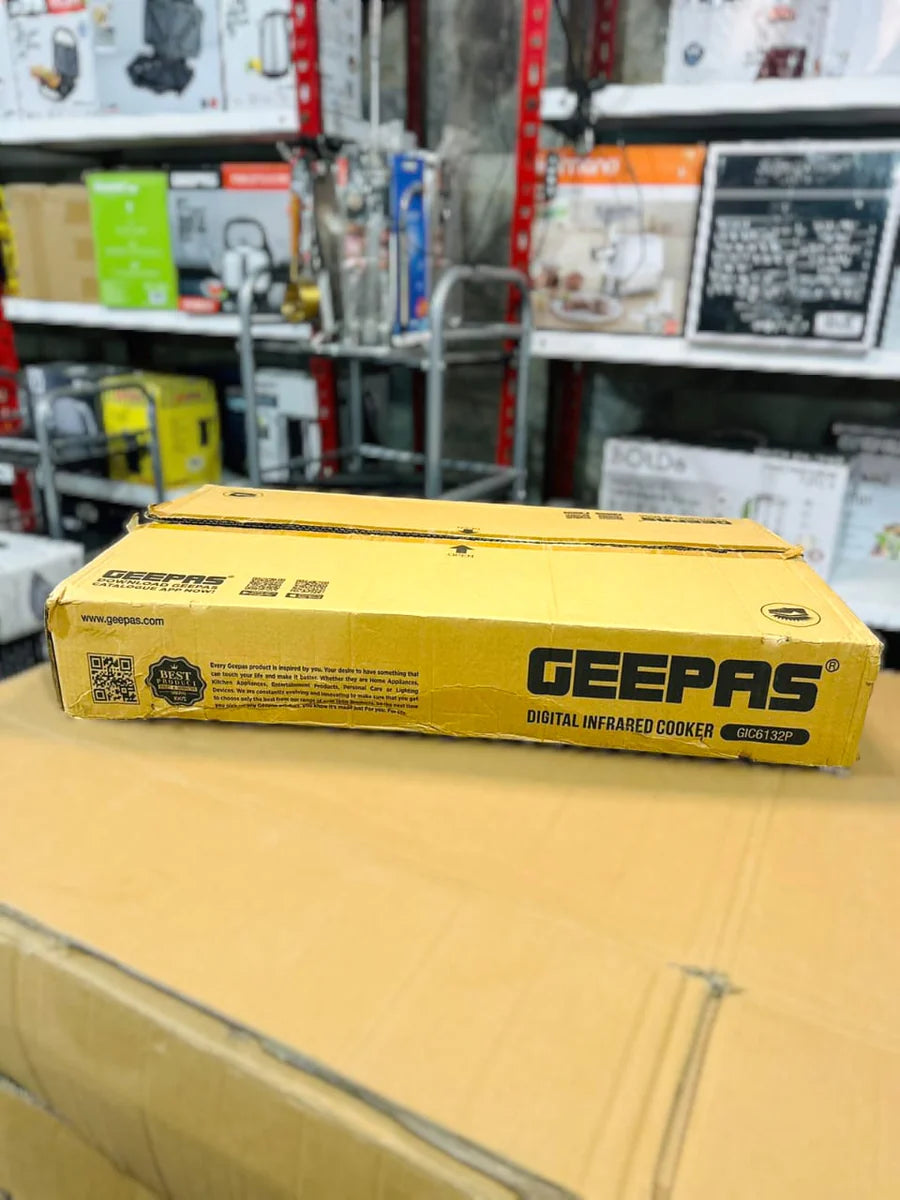 Geepas Double Burner Hot Plate-6132 | AwamiImport.com