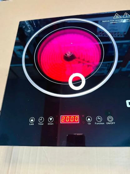 Geepas Double Burner Hot Plate-6132 | AwamiImport.com