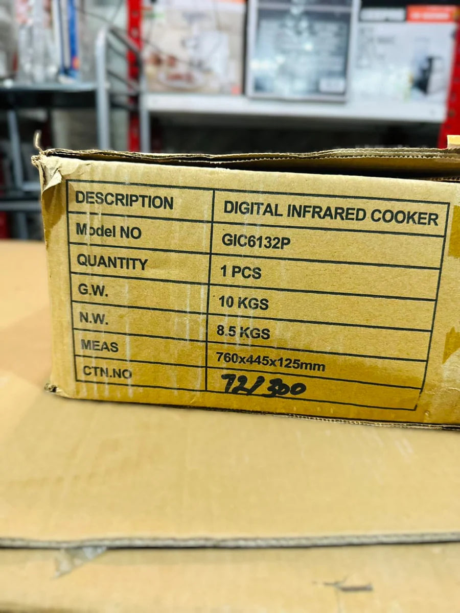 Geepas Double Burner Hot Plate-6132 | AwamiImport.com