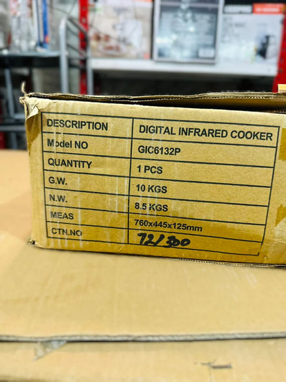 Geepas Double Burner Hot Plate-6132 | AwamiImport.com