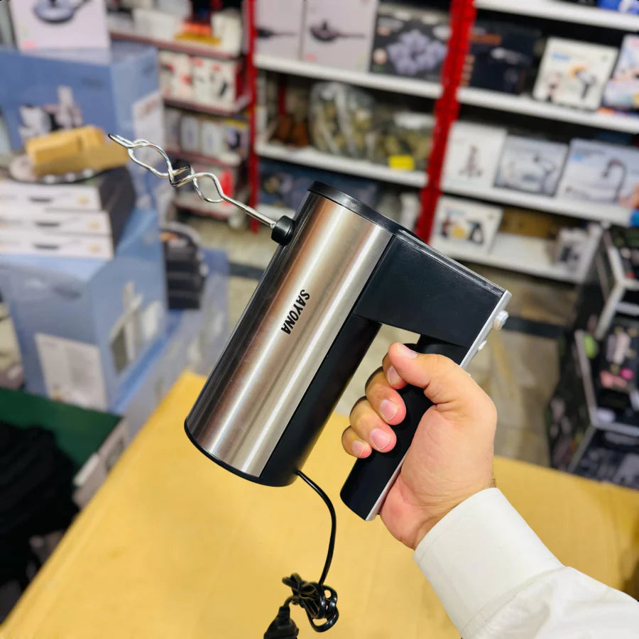 Sayona SY-9002 Hand Mixer – 5-Speed with Turbo Function | AwamiImport.com