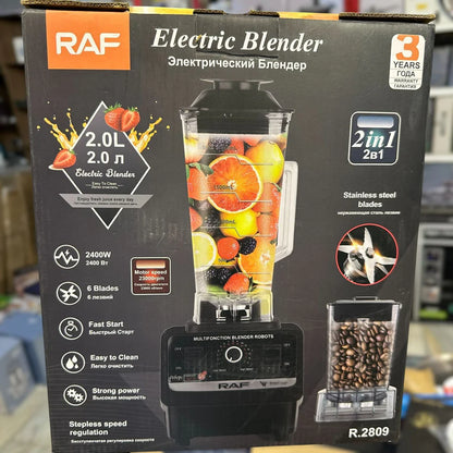 RAF R2809 2-in-1 Blender & Grinder – Powerful & Compact Design | AwamiImport.com