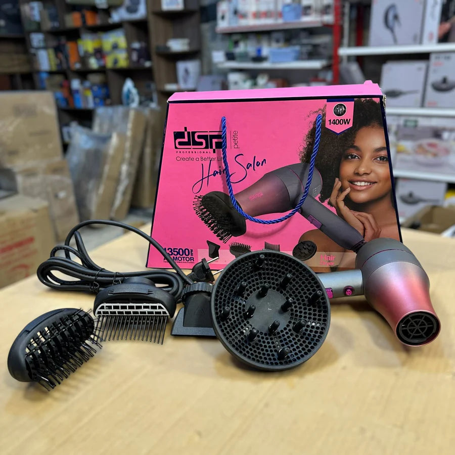 DSP Professional Hair Dryer 37023 – Powerful Salon-Grade Styling Tool | AwamiImport.com