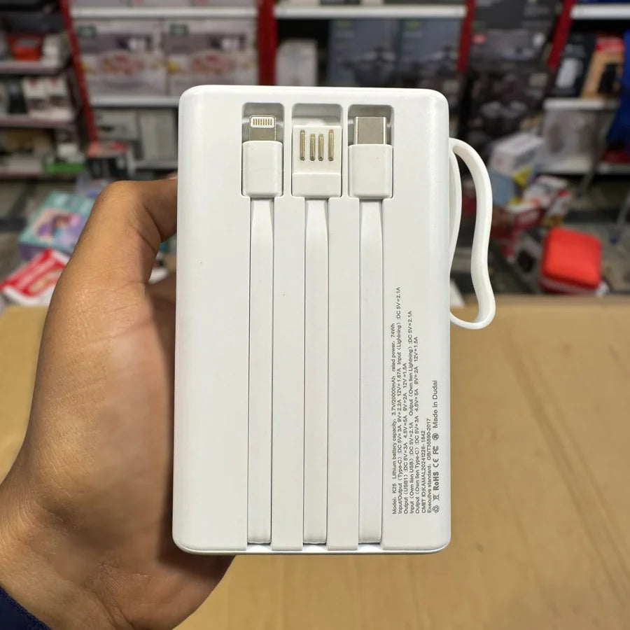 Magnetic Wireless 20000mAh Kamal Power Bank K25 – Fast & Smart Charging | AwamiImport.com