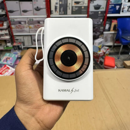 Magnetic Wireless 20000mAh Kamal Power Bank K25 – Fast & Smart Charging | AwamiImport.com