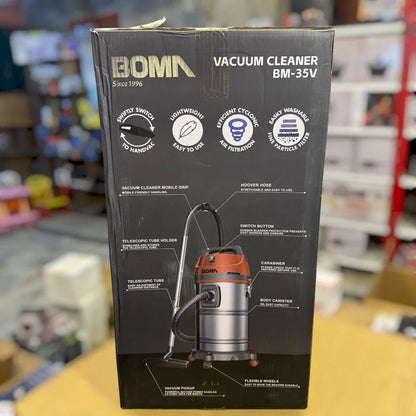 BOMA BM-35V Wet & Dry Vacuum Cleaner – Heavy-Duty 35L Suction Power | AwamiImport.com