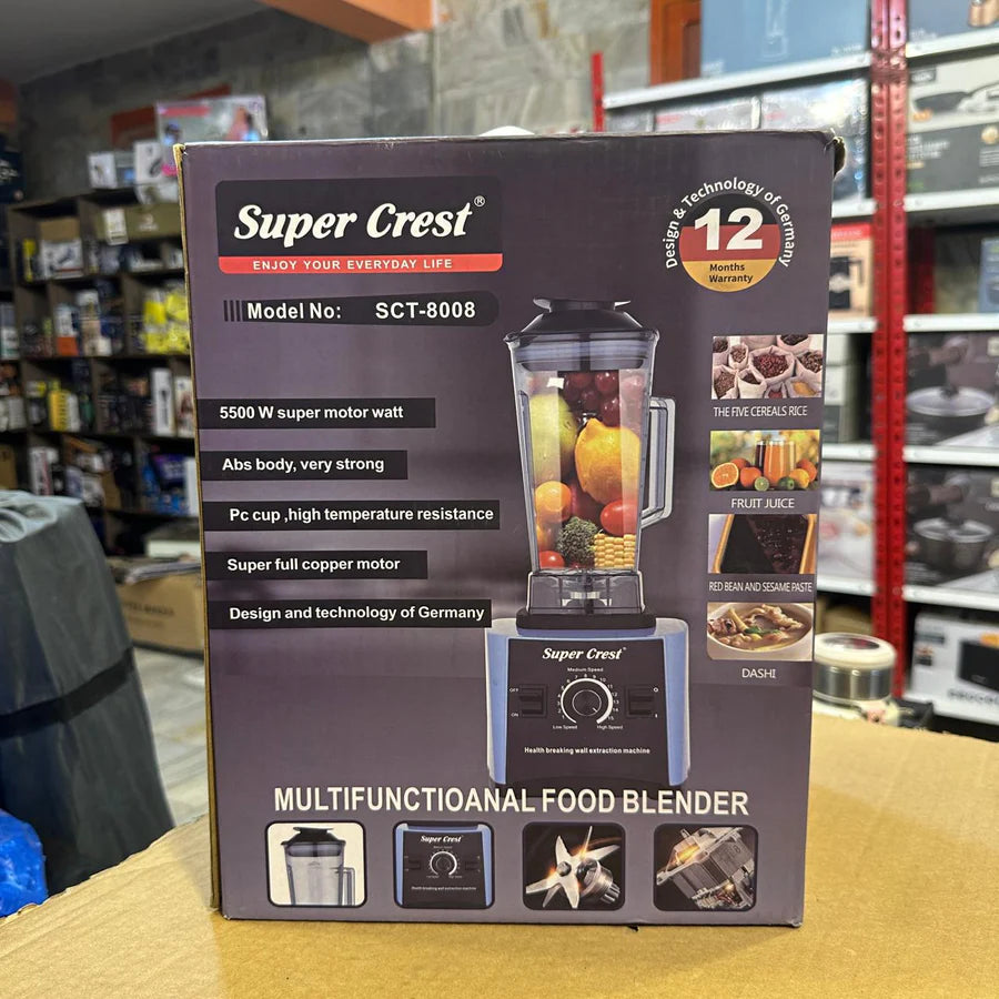 Super Crest SCT-8008 Blender – Powerful, Versatile & Built to Last | AwamiImport.com