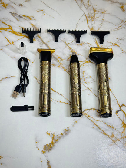 Daling  3-in-1 Grooming Kit – Rechargeable Clipper + Trimmer| AwamiImport.com