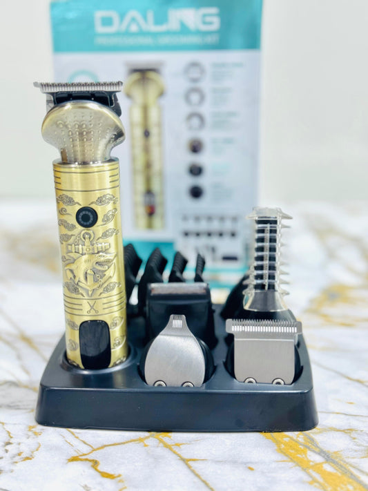 Daling 6-in-1 Grooming Kit – Rechargeable |metal body | 1 charge , 3 hour working