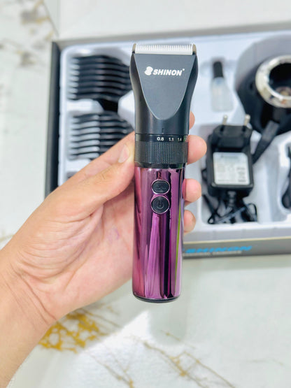 Shinon SH-7627 Hair Trimmer – Lithium Battery, 240 Min Use per Charge | AwamiImport.com