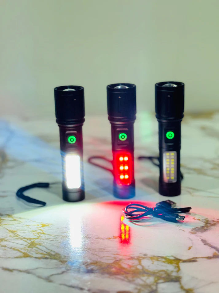 X-BALOG LED TORCH – RECHARGABLE | LITHIUM BATTERY | USA LOT