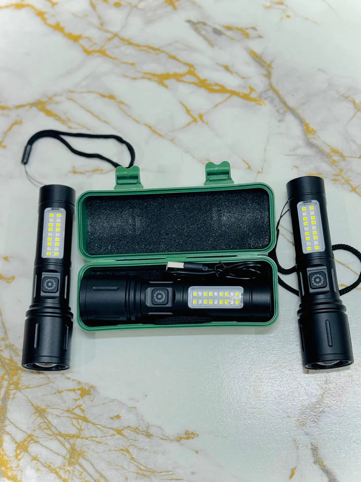 X-BALOG LED TORCH – RECHARGABLE | LITHIUM BATTERY | USA LOT