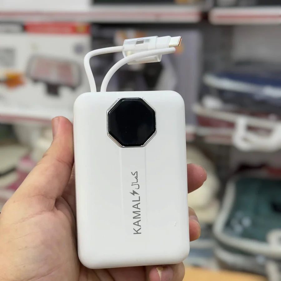 Kamal 30000mAh Compact Power Bank KPB038 – High Capacity Portable Backup | MADE IN DUBAI