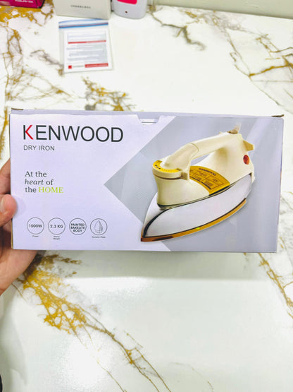 Kenwood Heavy Weight non-stick Dry Iron Gold Sole Plate-1000 W POWER | 1 year warranty