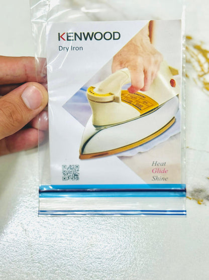 Kenwood Heavy Weight non-stick Dry Iron Gold Sole Plate-1000 W POWER | 1 year warranty