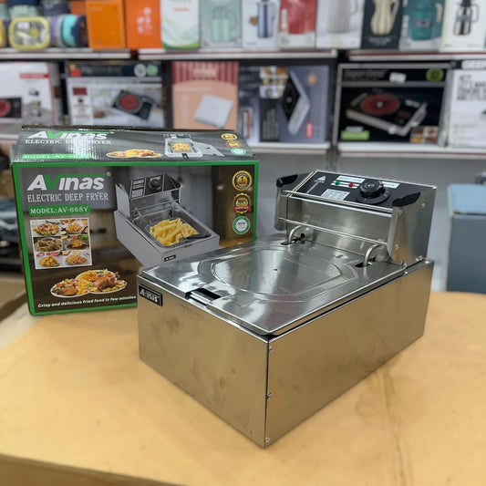 Avinas AV-668Y 6.8L Electric Deep Fryer – Large Capacity Frying for Home & Commercial Use
