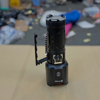 Ruilang RL-2406 Multifunction LED Flashlight with Digital Display | 18650 X4 Lithium Battery