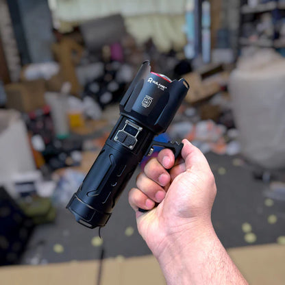 Ruilang RL-2406 Multifunction LED Flashlight with Digital Display | 18650 X4 Lithium Battery