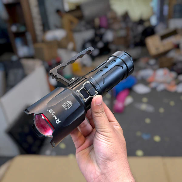 Ruilang RL-2406 Multifunction LED Flashlight with Digital Display | 18650 X4 Lithium Battery