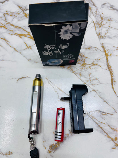 Professional LED Jewelry & Gemstone Identification Flashlight – Rechargeable Jade Inspection Torch