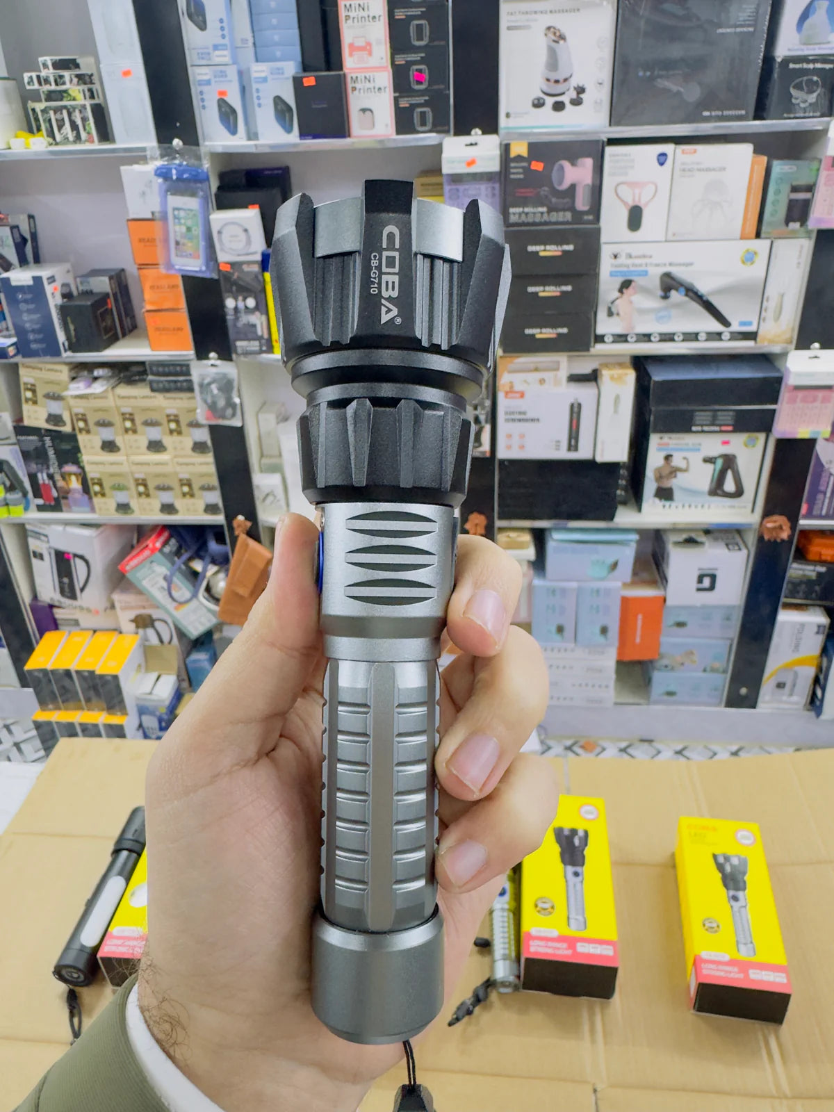 Coba Aluminum Alloy LED Flashlight Torch CB-G710 / CB-G711 / CB-G712