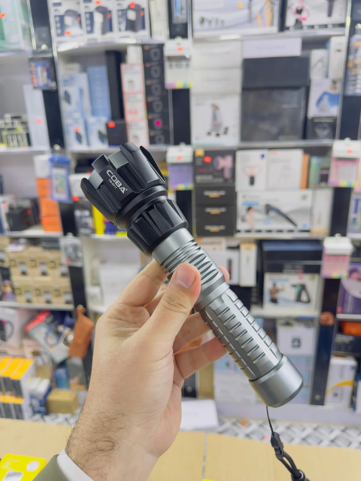 Coba Aluminum Alloy LED Flashlight Torch CB-G710 / CB-G711 / CB-G712
