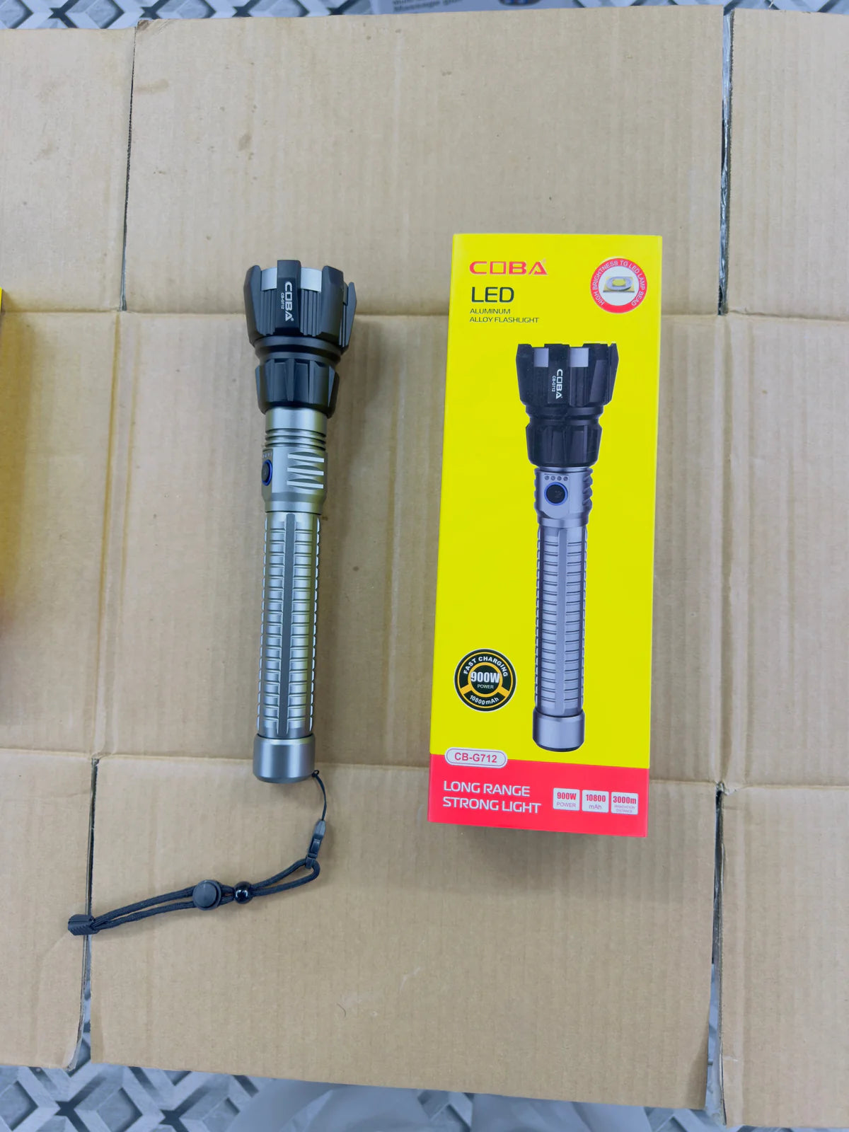 Coba Aluminum Alloy LED Flashlight Torch CB-G710 / CB-G711 / CB-G712