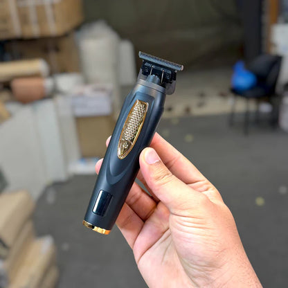 Professional High Motor 929 3-in-3 Grooming Kit – Hair Clipper+Shaver (Black Gold)
