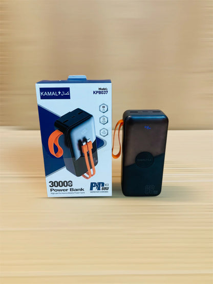 Kamal 30000mAh 68W PD Super Fast Charging Power Bank KPB037 | AwamiImport.com