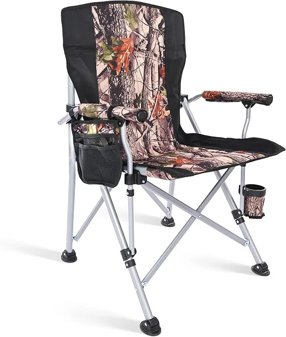 Portable Camping Chair with Cup Holder & Side Pocket – Lightweight & Durable | AwamiImport.com